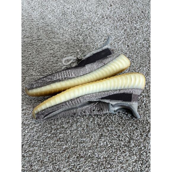 Adidas Yeezy Boost 350 V2 Zyon Sneakers Men’s Size 8.5 Gray Brown Knit - Picture 5 of 8